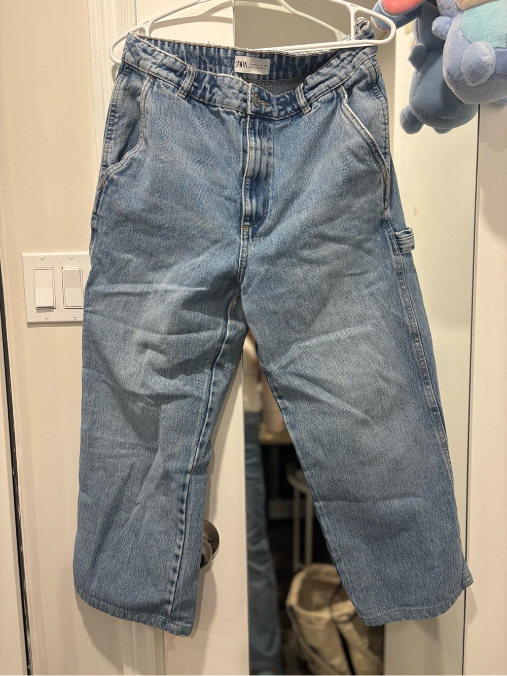 ZARA Light Wash Relaxed Fit Men's Jeans